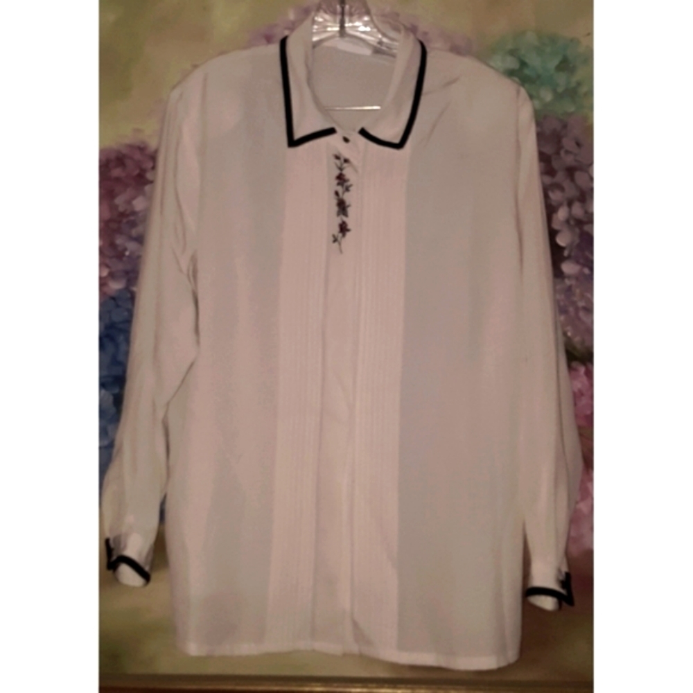 Kcoret Womens Button Up Blouse Size 18W - Picture 8 of 8